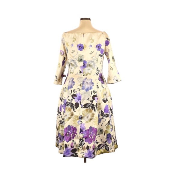 NEW ALEX MARIE FLORAL PRINT DRESS SIZE 16 - Picture 4 of 9